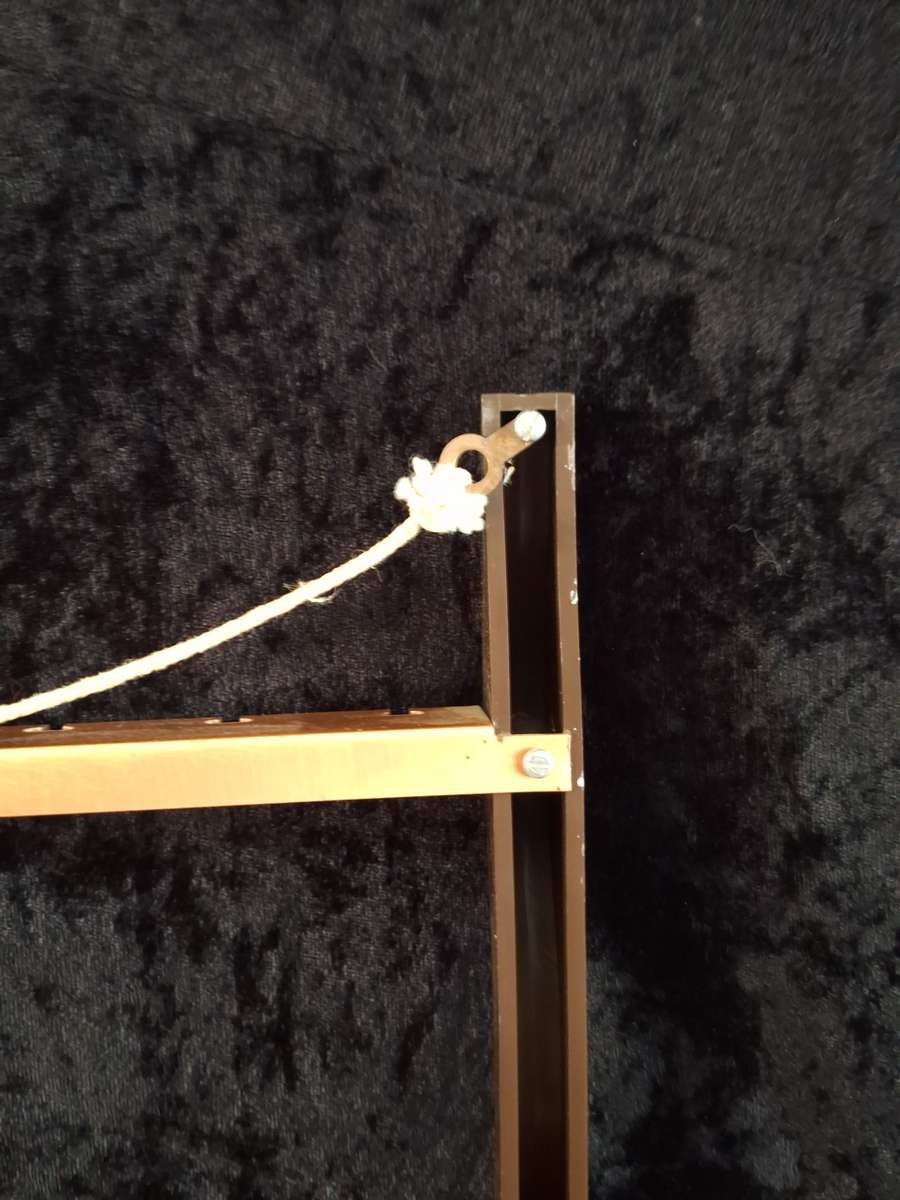 Vintage Medium Copper Plated and Plastic Teaspoon Display Shelf.