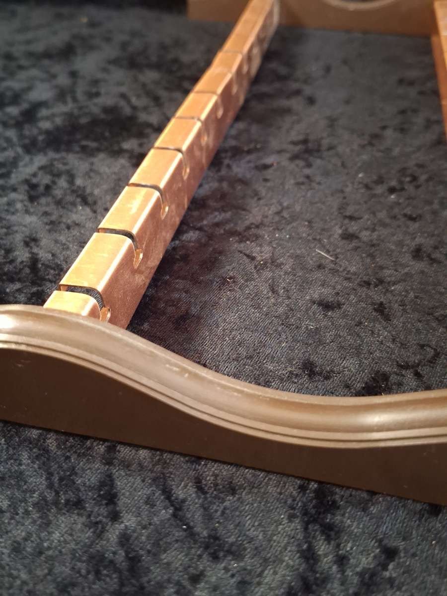 Vintage Medium Copper Plated and Plastic Teaspoon Display Shelf.