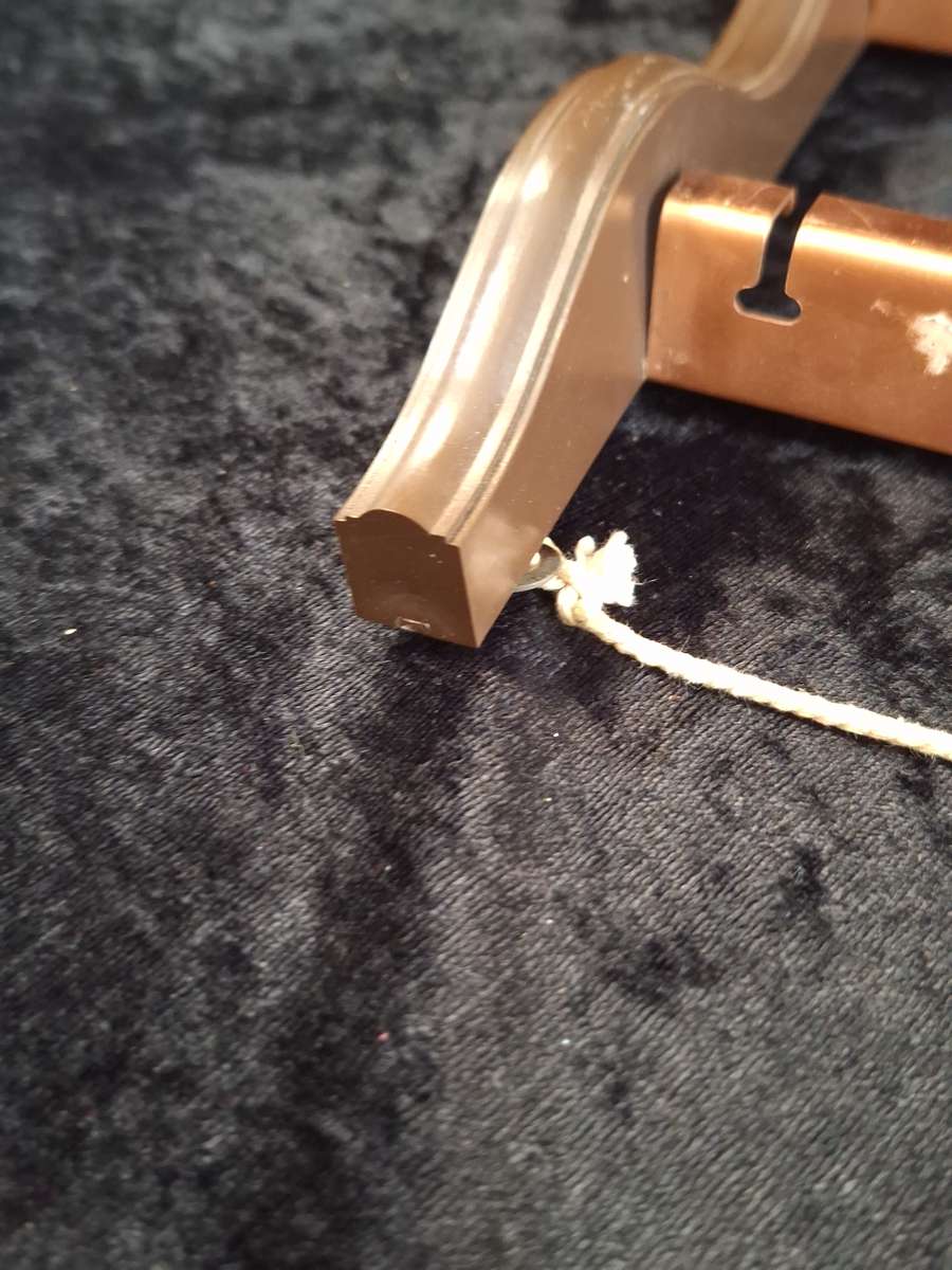 Vintage Medium Copper Plated and Plastic Teaspoon Display Shelf.