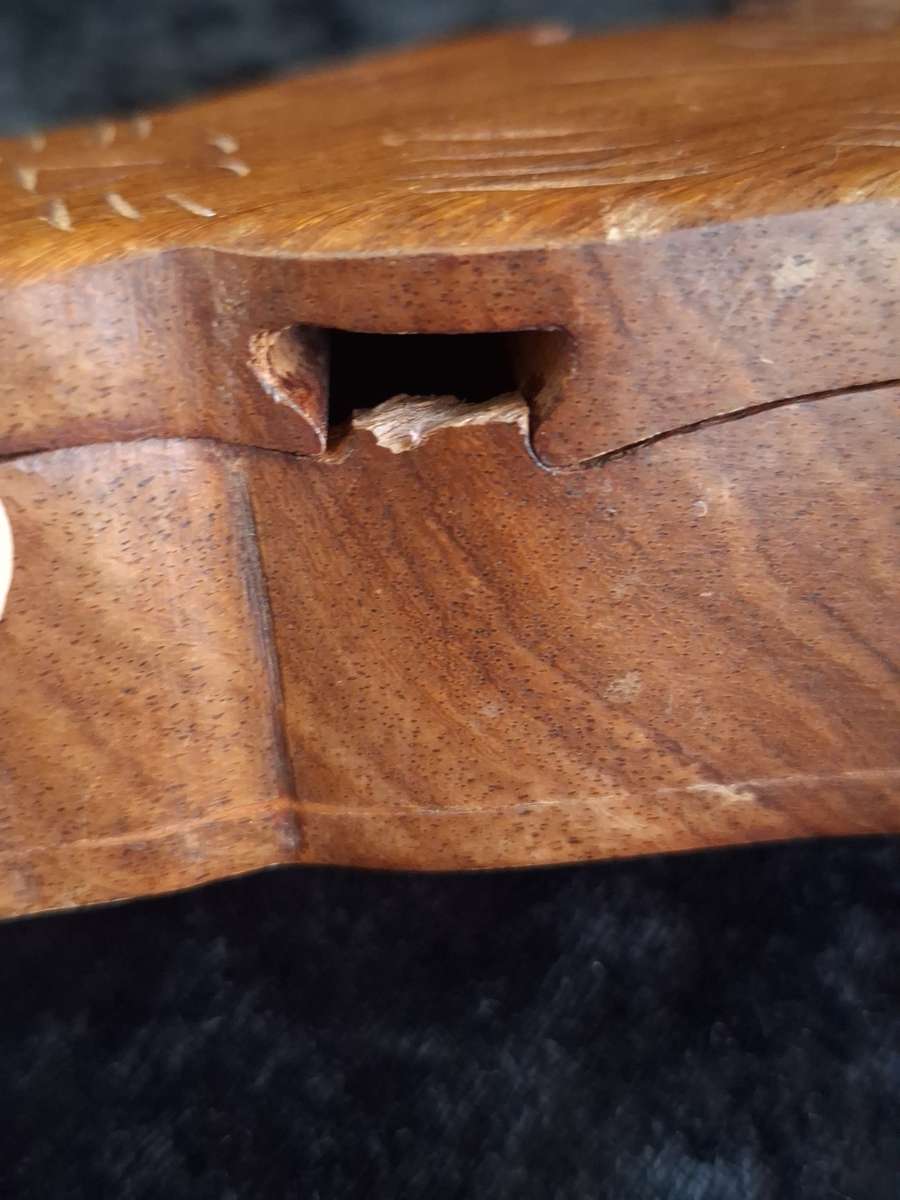 Vintage Wooden Hand Made Puzzle Box.