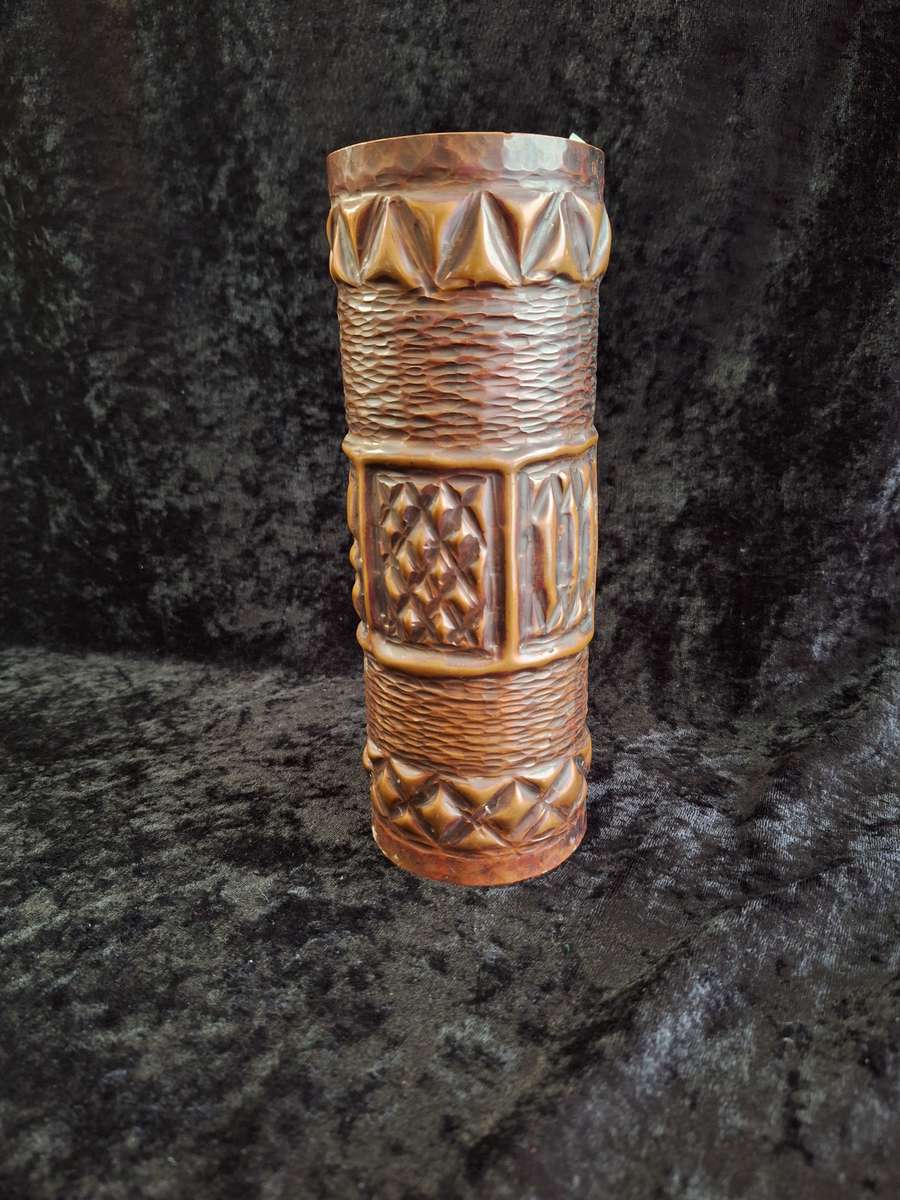 Beautiful Mid-Century Copper Vase.