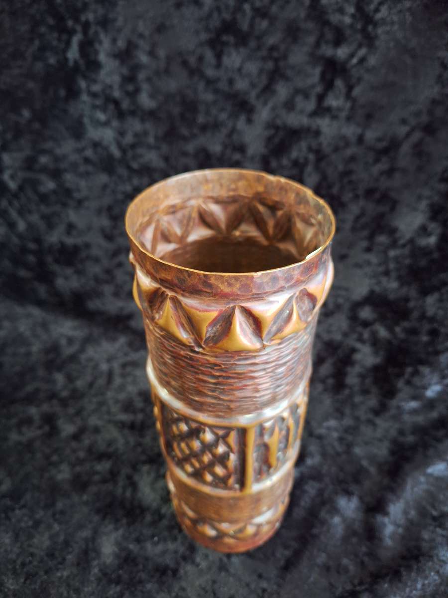 Beautiful Mid-Century Copper Vase.