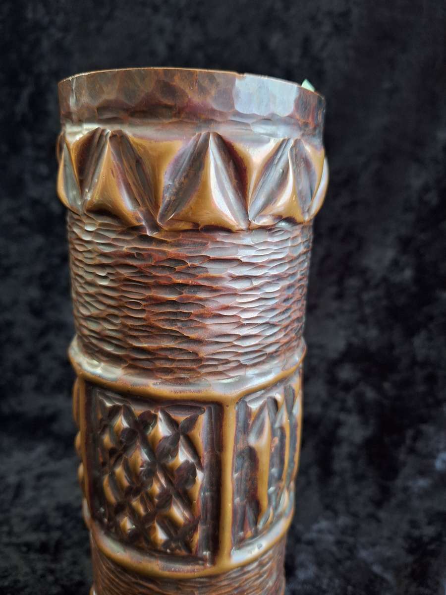 Beautiful Mid-Century Copper Vase.