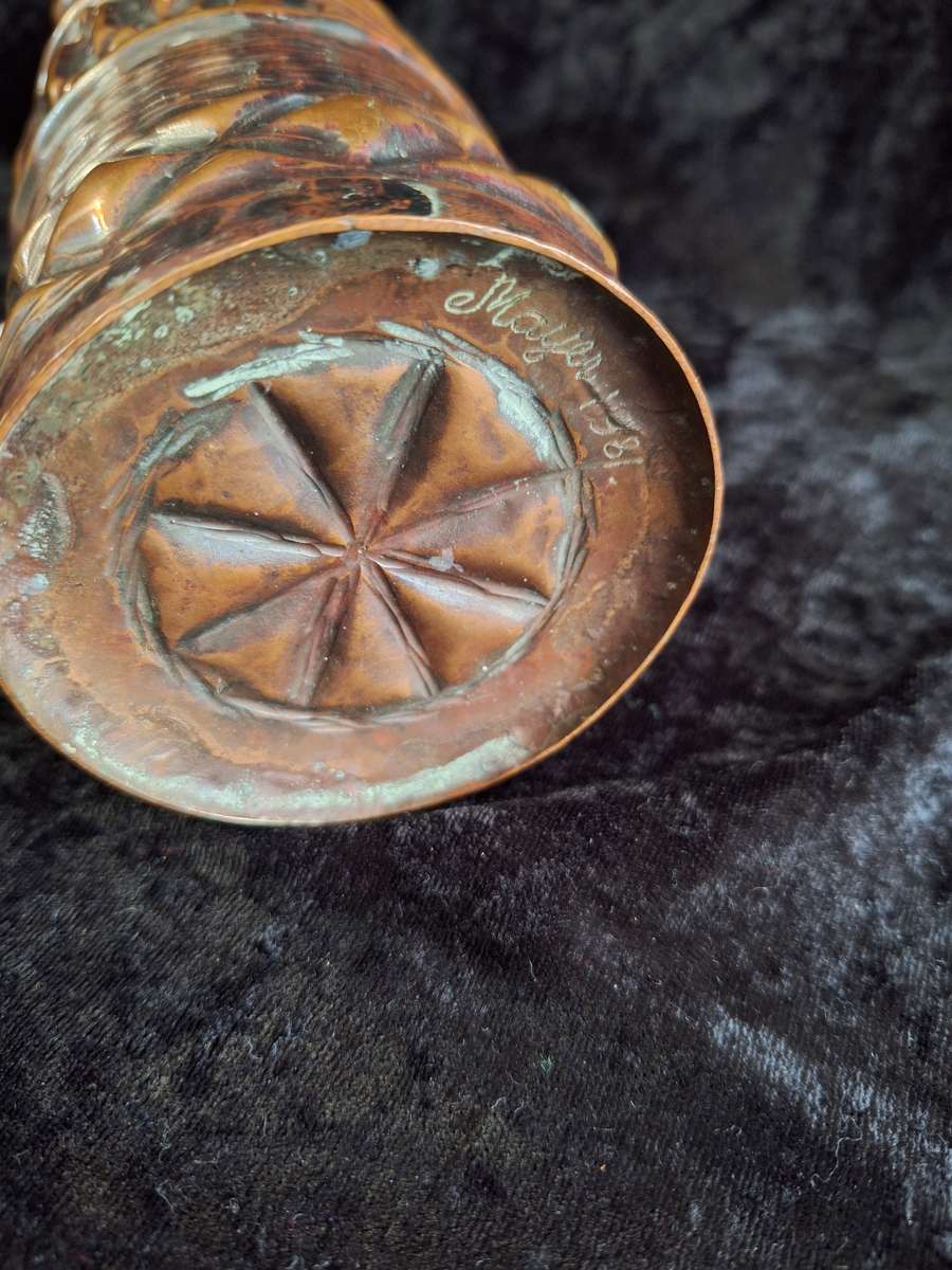 Beautiful Mid-Century Copper Vase.