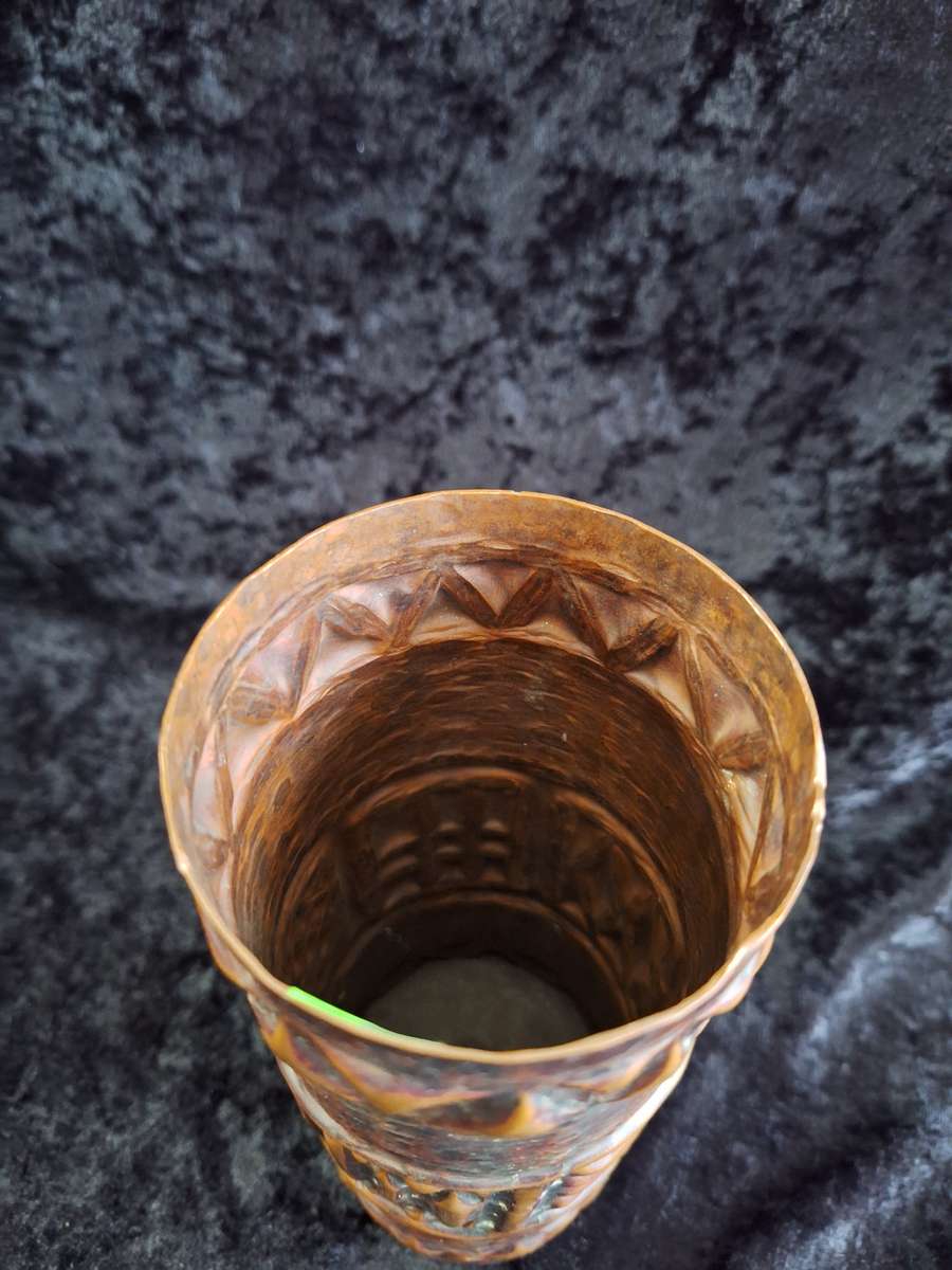 Beautiful Mid-Century Copper Vase.