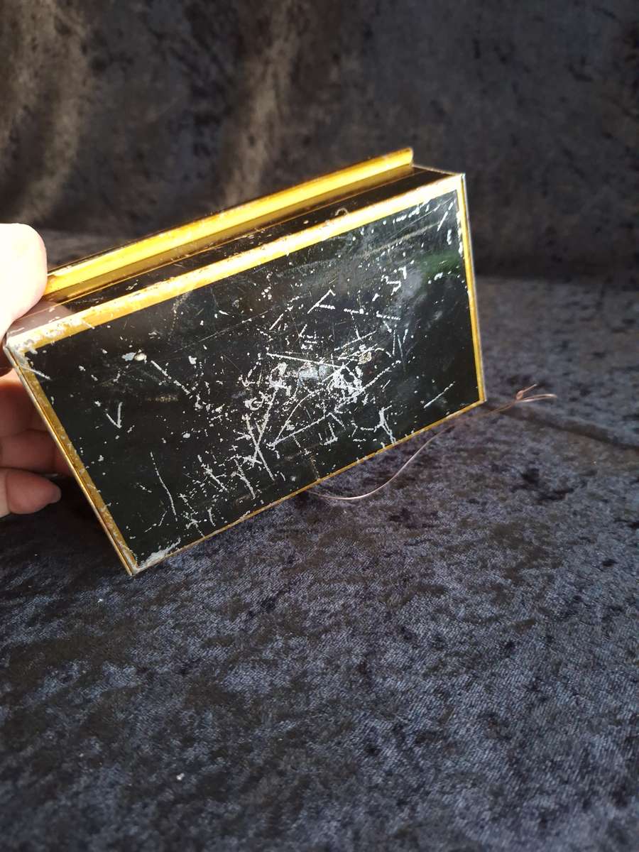 Vintage Tin Chad Valley Toy Money Box with Key