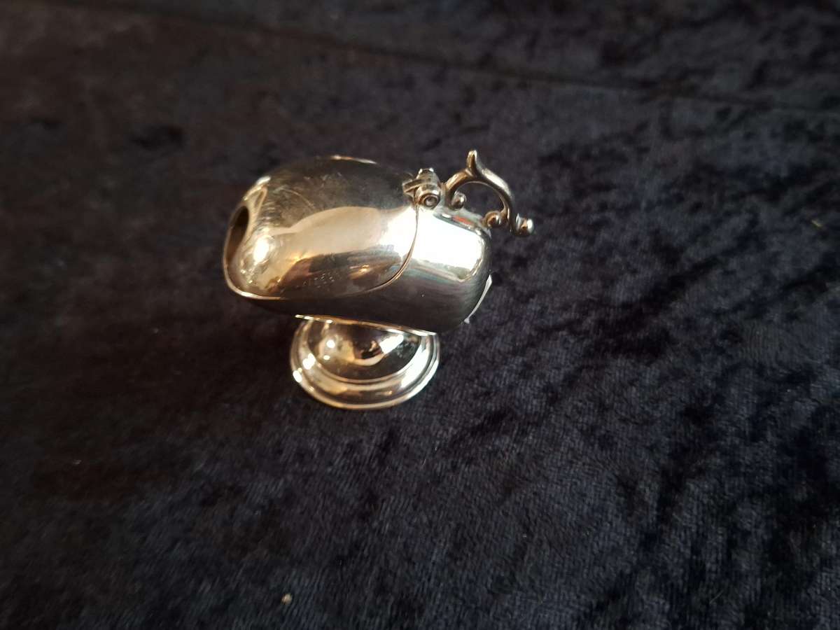 Vintage Silver Plate Salt