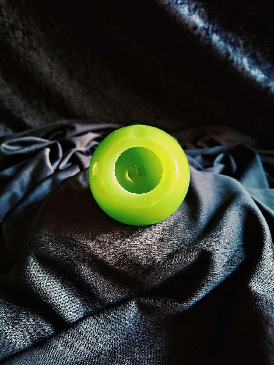 Vintage 1960's Small Desk Art Glass Ball Ashtray.