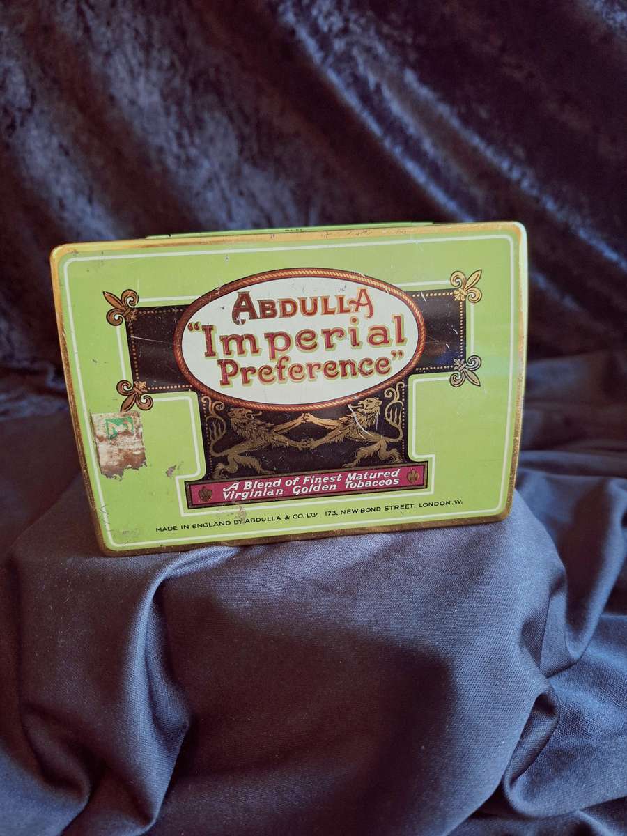 Vintage Abdulla Imperial Cigarettes Tin