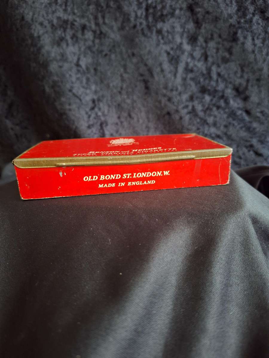Vintage Benson & Hedges Cigarette Tin - B.