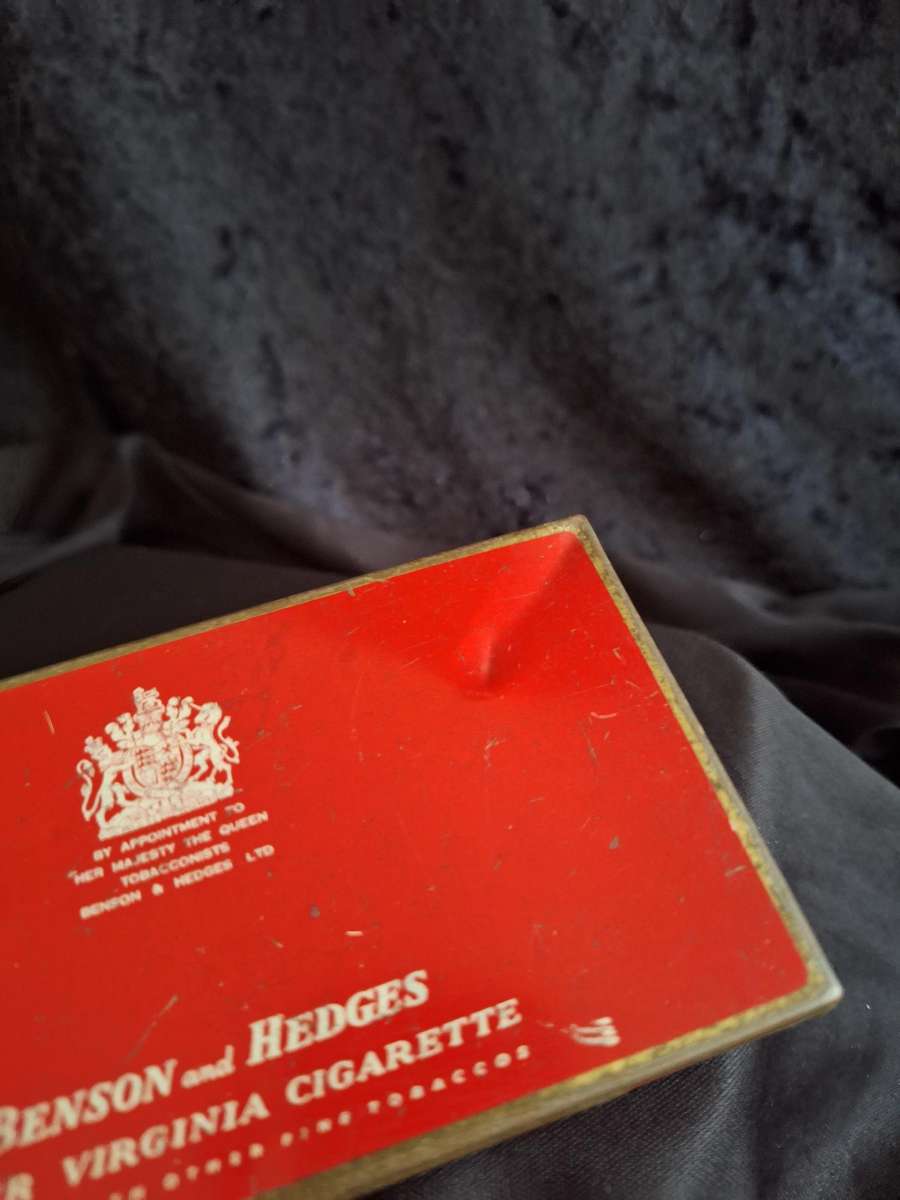 Vintage Benson & Hedges Cigarette Tin - B.