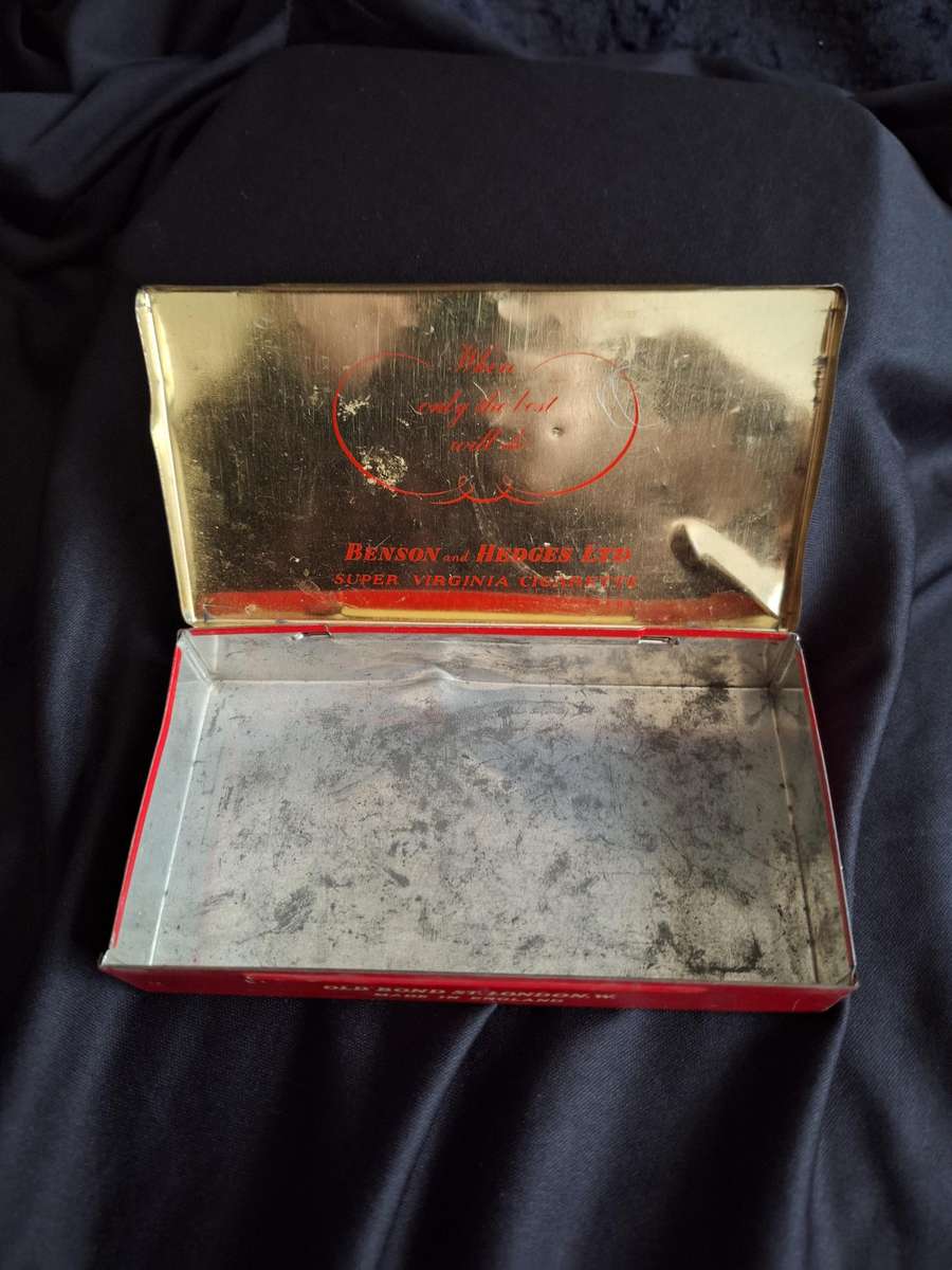 Vintage Benson & Hedges Cigarette Tin - B.