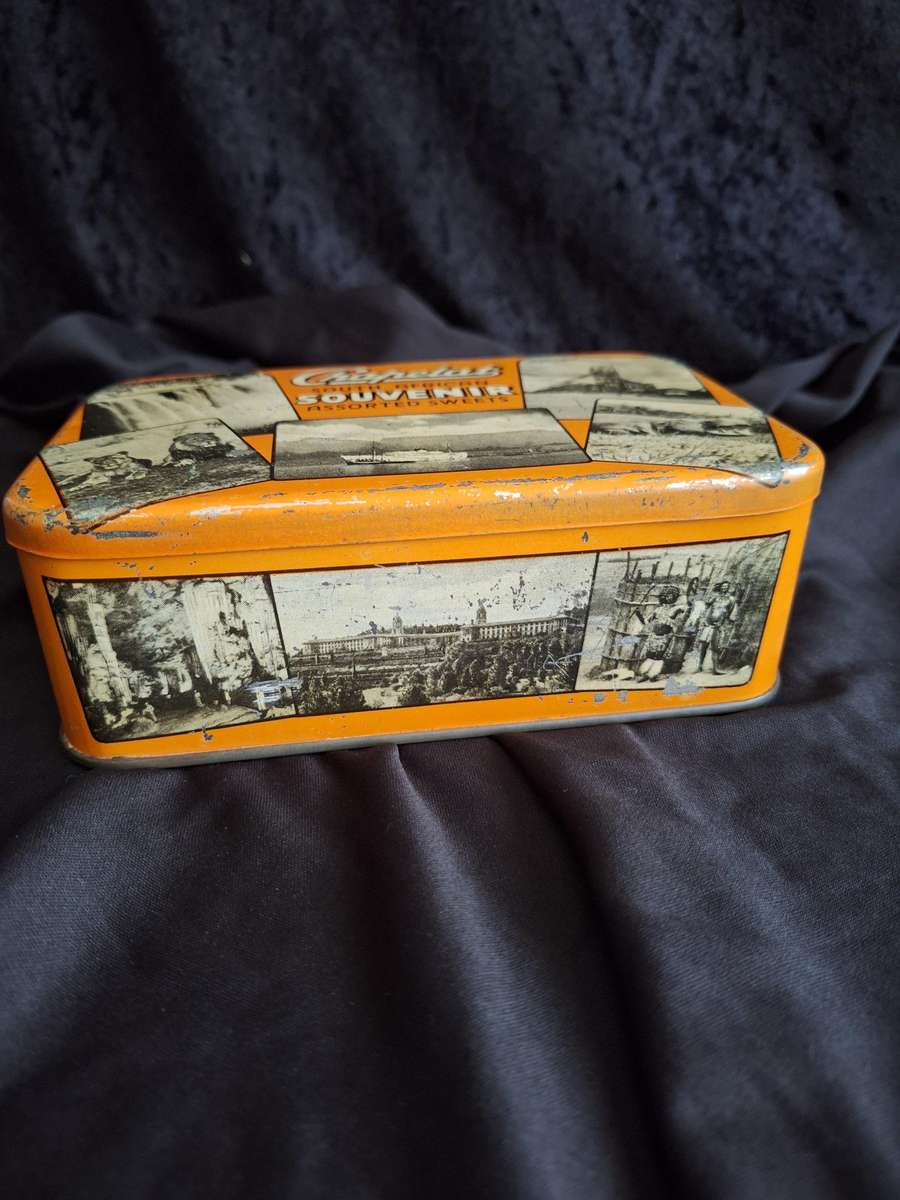 Vintage Chapelat South-African Souvenir Sweet Tin.