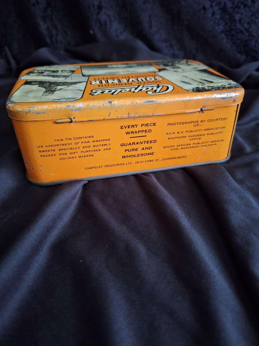 Vintage Chapelat South-African Souvenir Sweet Tin.
