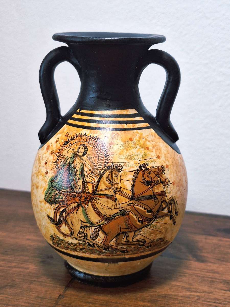 Small Greek Replica Pottery Vase (Copy of Classical Period 430 BC)