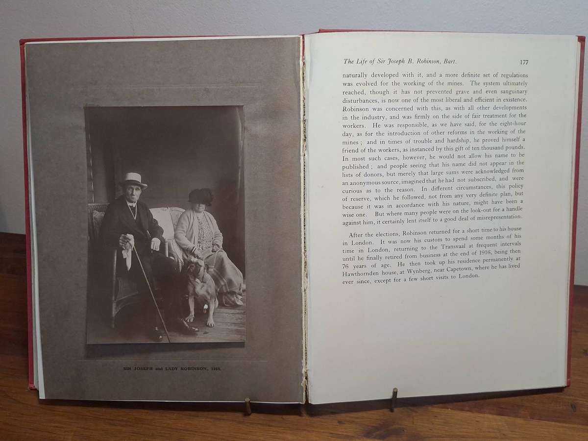 Memories Mines and Millions - The Life Storie of Sir Joseph Robinson, Bart. 1929