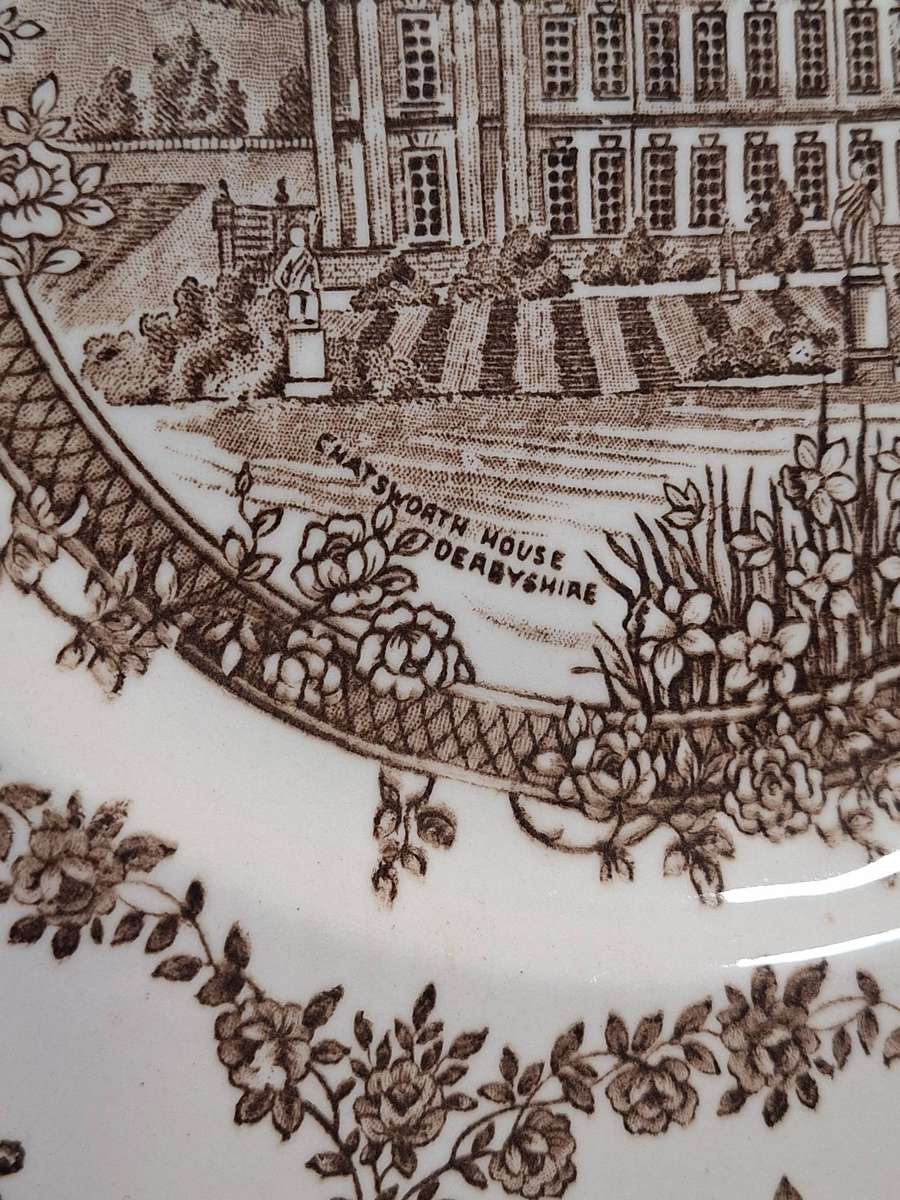 Beautiful Vintage Ironstone Wall Plate.