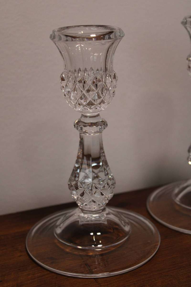 Stunning Vintage Cristal D'Arques Candlesticks
