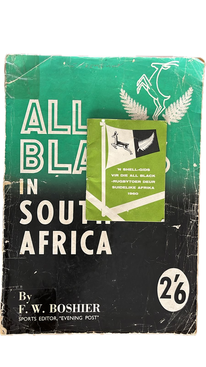 1960 All Blacks in South Africa Magazine & Pocket Book Guide, details below