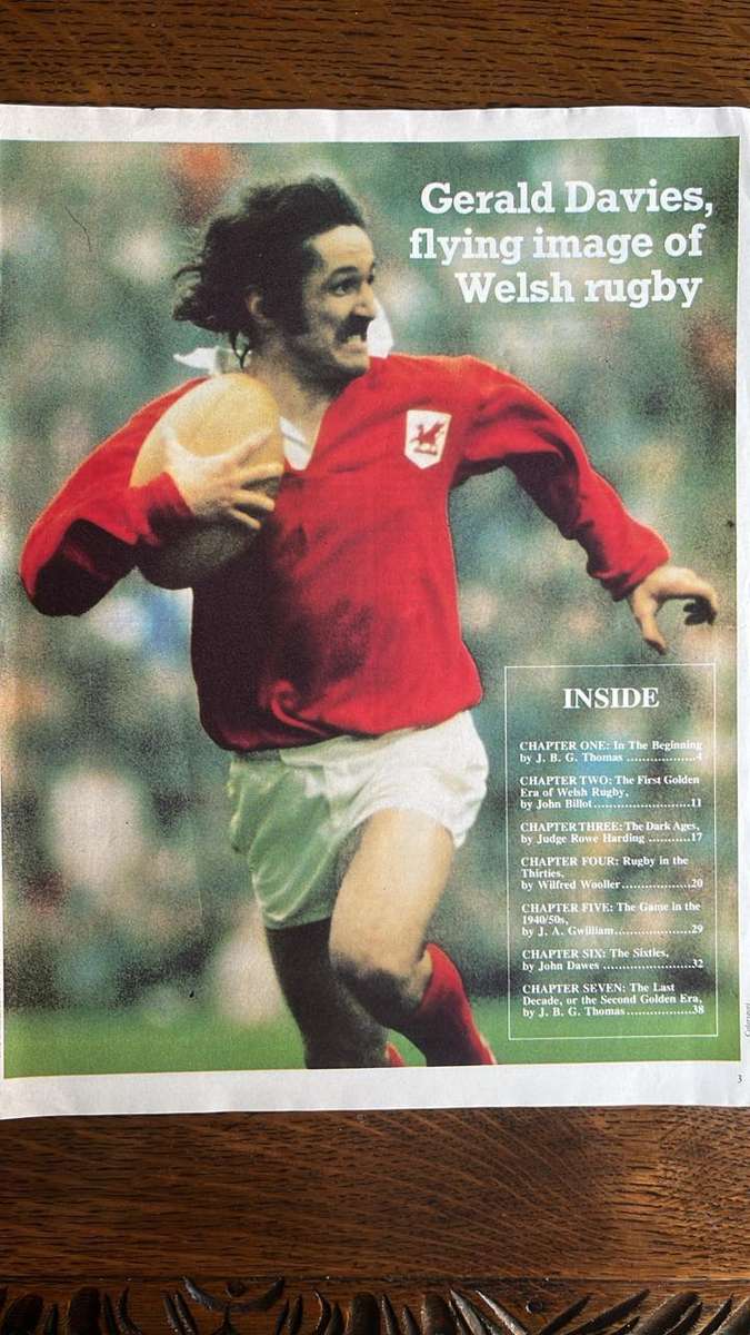 100 Years of Welsh Rugby, details below