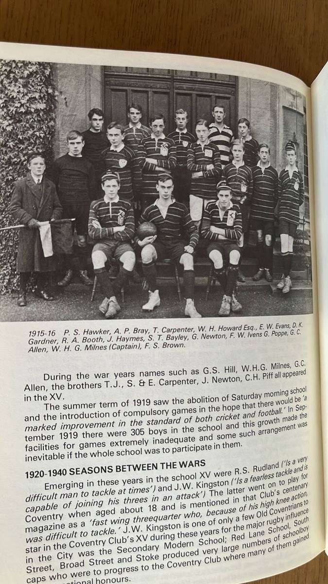 1881-1981 King Henry VIII RFC Centenary, details below