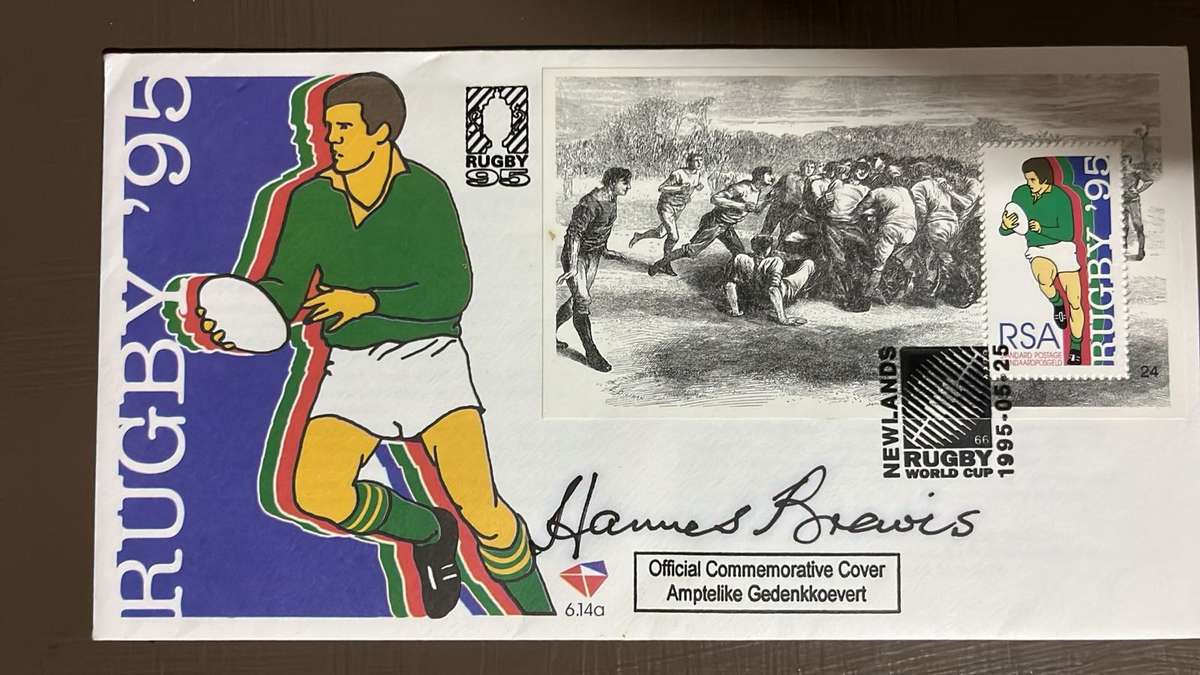 1995 Rugby World Cup Signed First Day Covers x2, details below