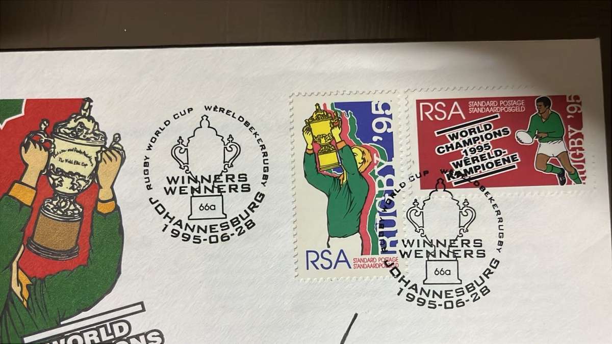 1995 Rugby World Cup Signed First Day Covers x2, details below