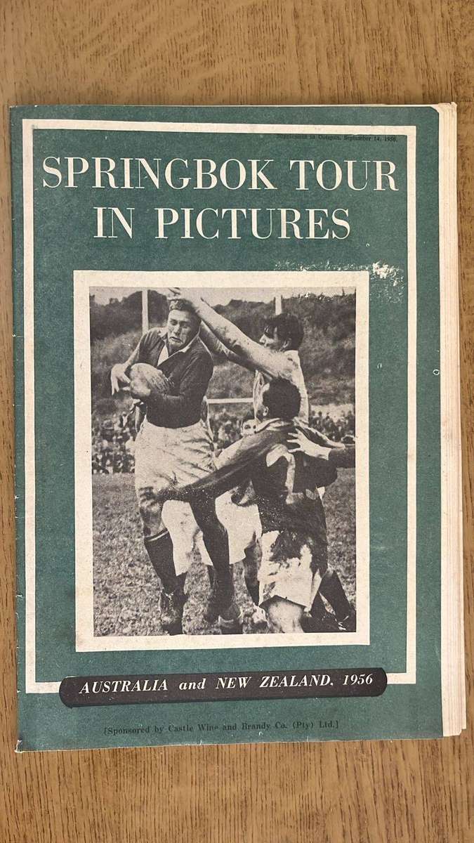 1956 Springbok Tour to Australasia, 5 Items, details below