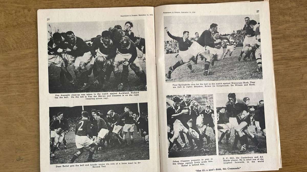1956 Springbok Tour to Australasia, 5 Items, details below