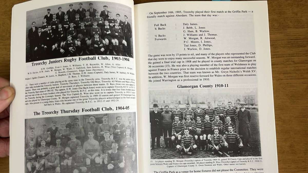1886-1986 Treorchy Rugby Club 100 Years, details below