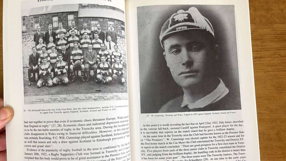 1886-1986 Treorchy Rugby Club 100 Years, details below