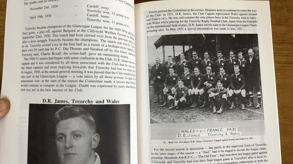 1886-1986 Treorchy Rugby Club 100 Years, details below