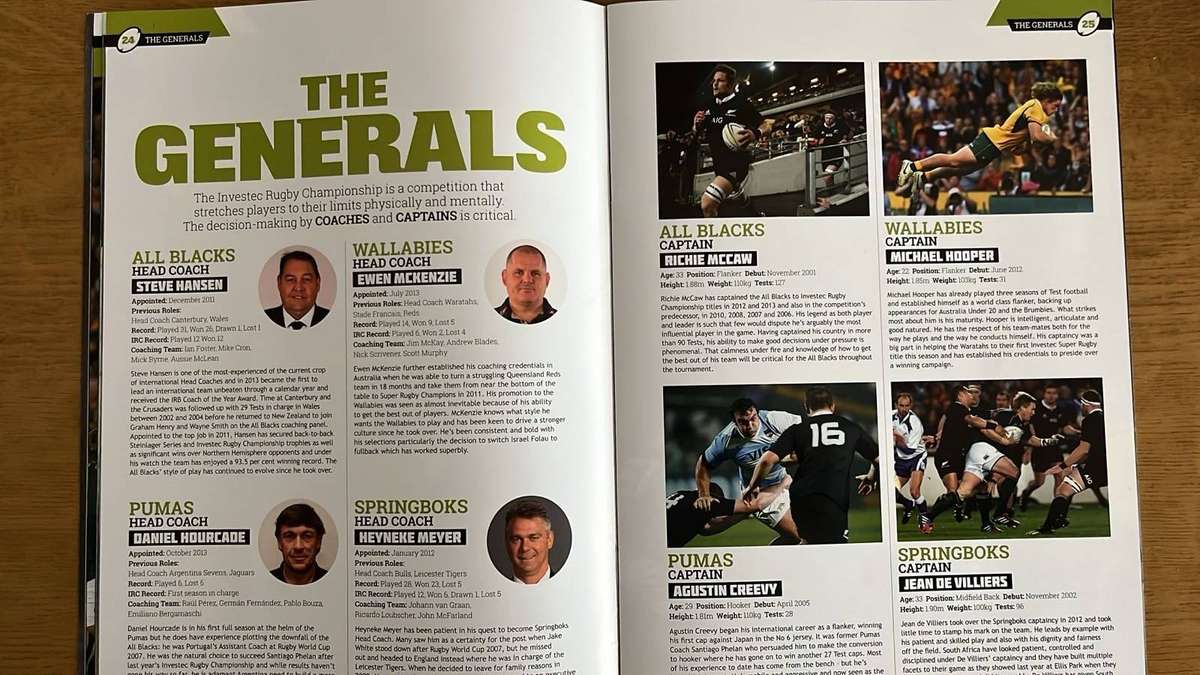 2014 Stand in Black - All Blacks vs Australia, Argentina & South Africa Triple Programme, see below
