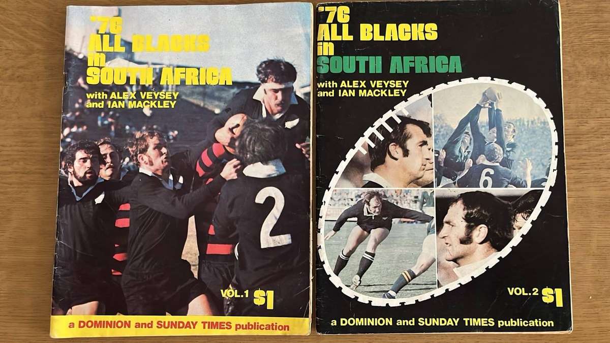 1976 The All Blacks in South Africa Magazines, details below
