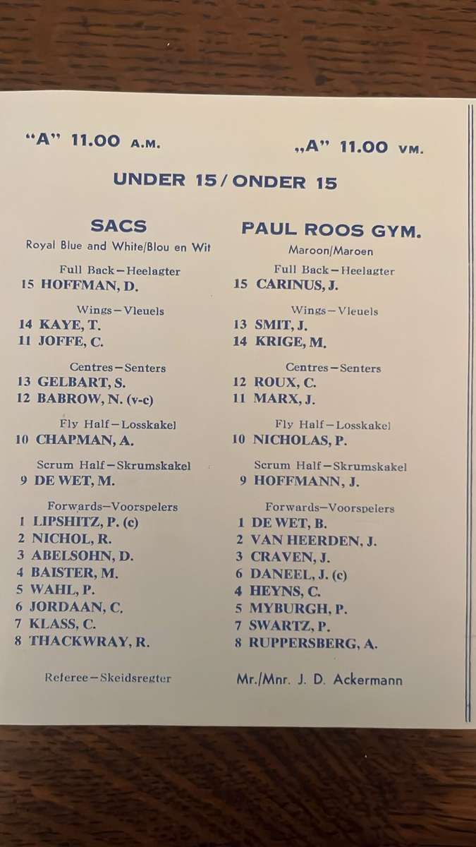 1964 Western Province vs France Programme, '75 Sportsman & Signature, details below