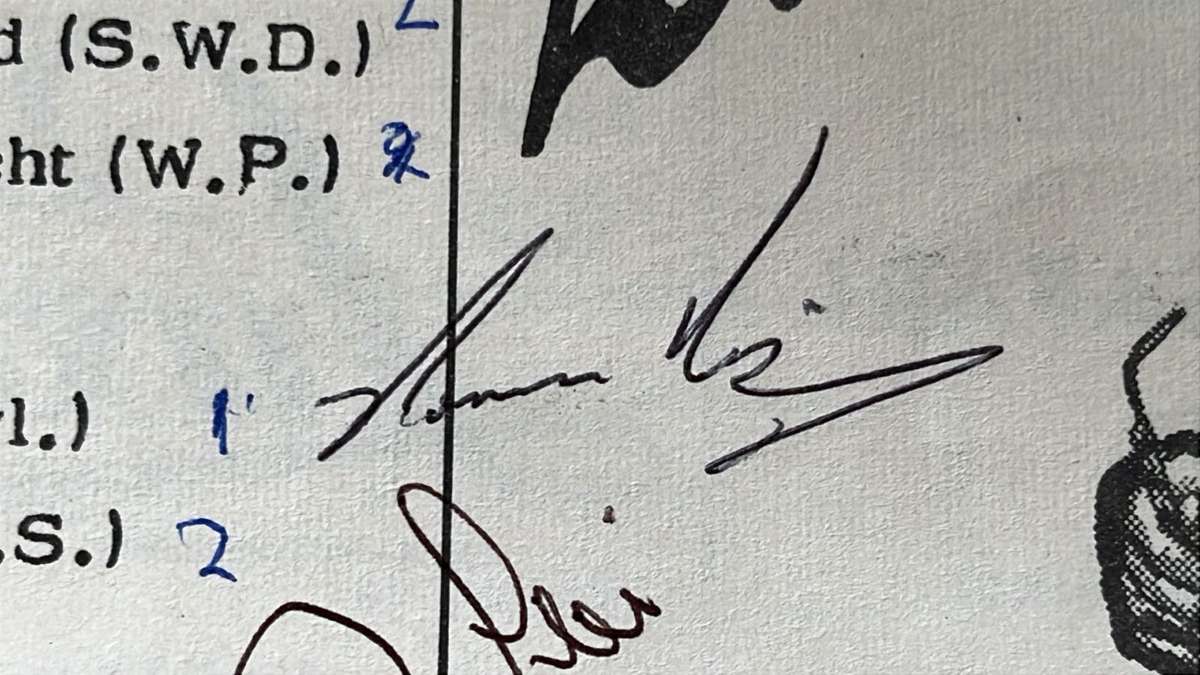 1963 Springboks vs Wallabies Pictorial Souvenir Programme, Signed & Pin, details below