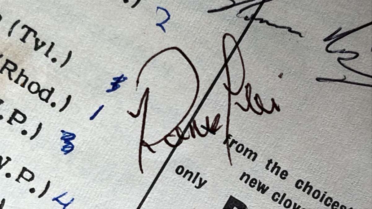 1963 Springboks vs Wallabies Pictorial Souvenir Programme, Signed & Pin, details below