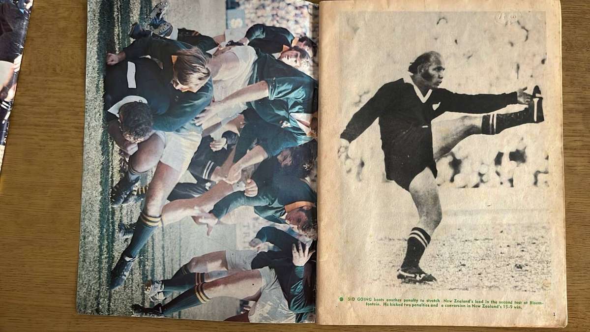 1976 The All Blacks in South Africa Magazines, details below