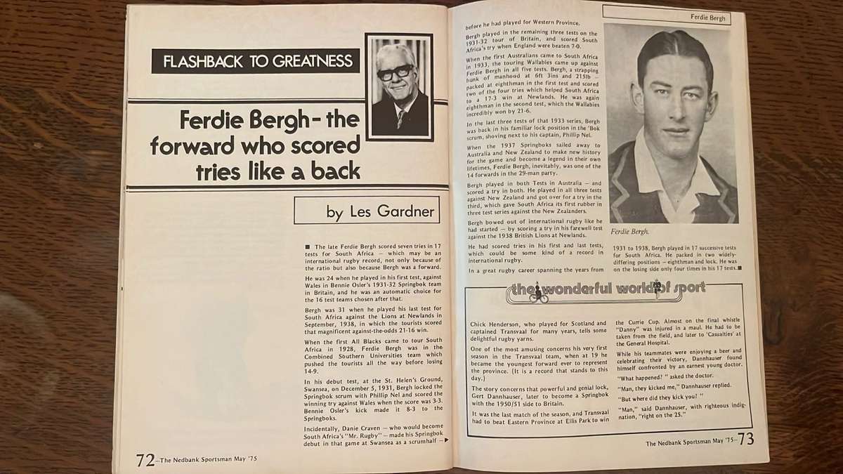 1964 Western Province vs France Programme, '75 Sportsman & Signature, details below