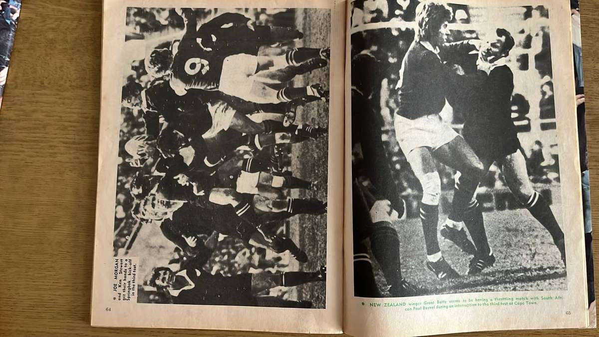 1976 The All Blacks in South Africa Magazines, details below