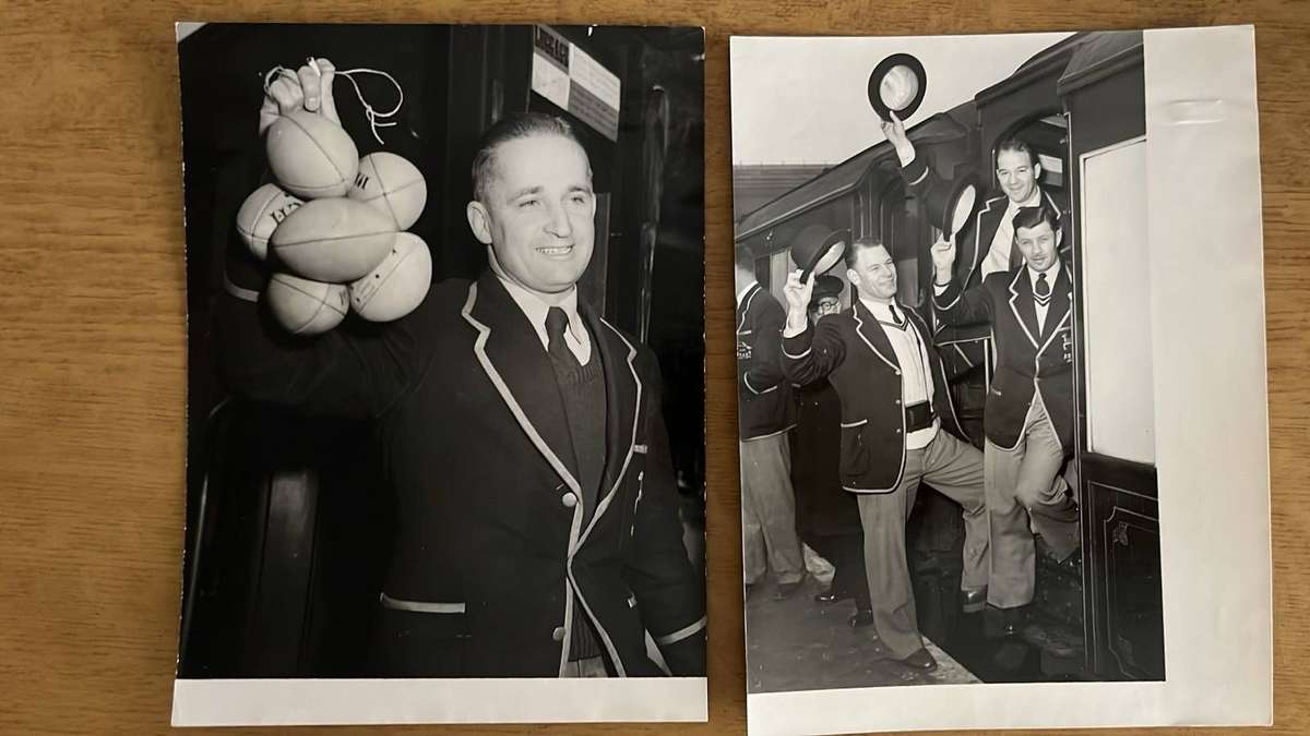 Original Photos x 2 - Fonnie du Toit & Chris Koch, details below