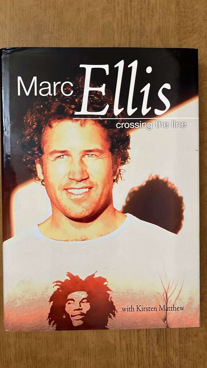Marc Ellis - Crossing the Line, Autobiography, Inscribed & Signed, details below
