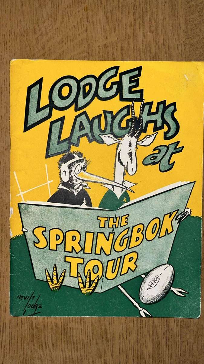 1956 Lodge Laughs at The Springbok Tour, details below