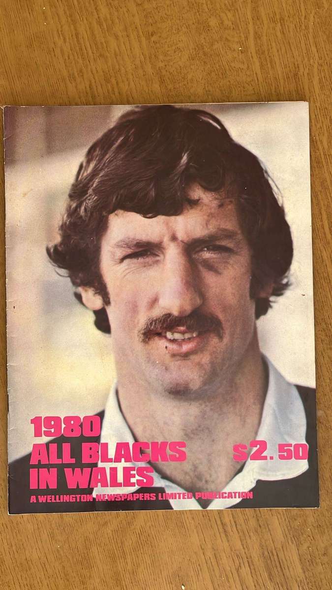 1980 All Blacks in Wales Brochure, details below