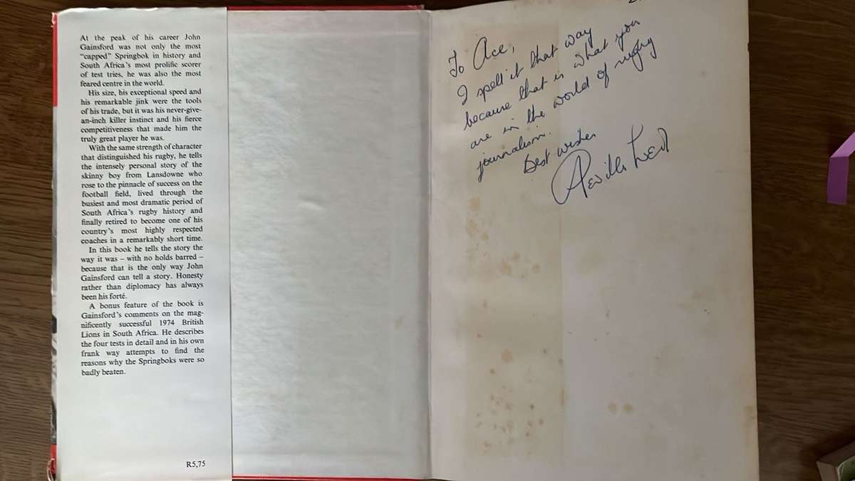 Nice Guys Come Second John Gainsford & Neville Leck, Signed & Inscribed, details below