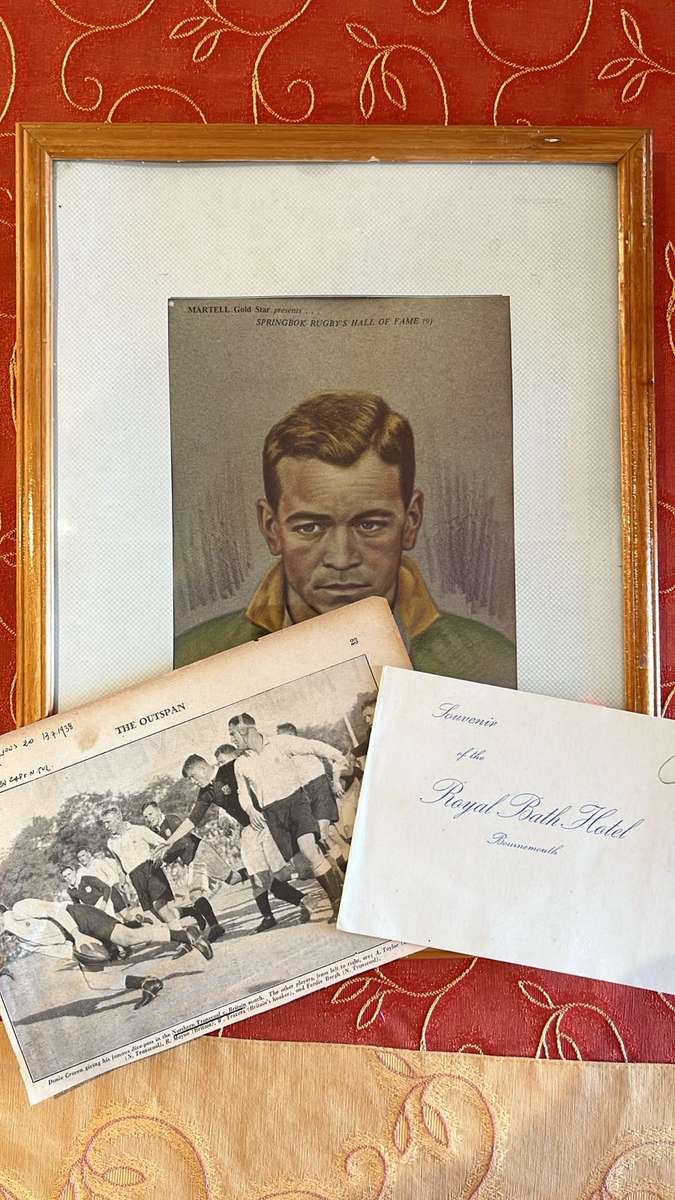 Springbok Rugby Hall of Fame Inductee - Dannie Craven Portrait, & More, details below