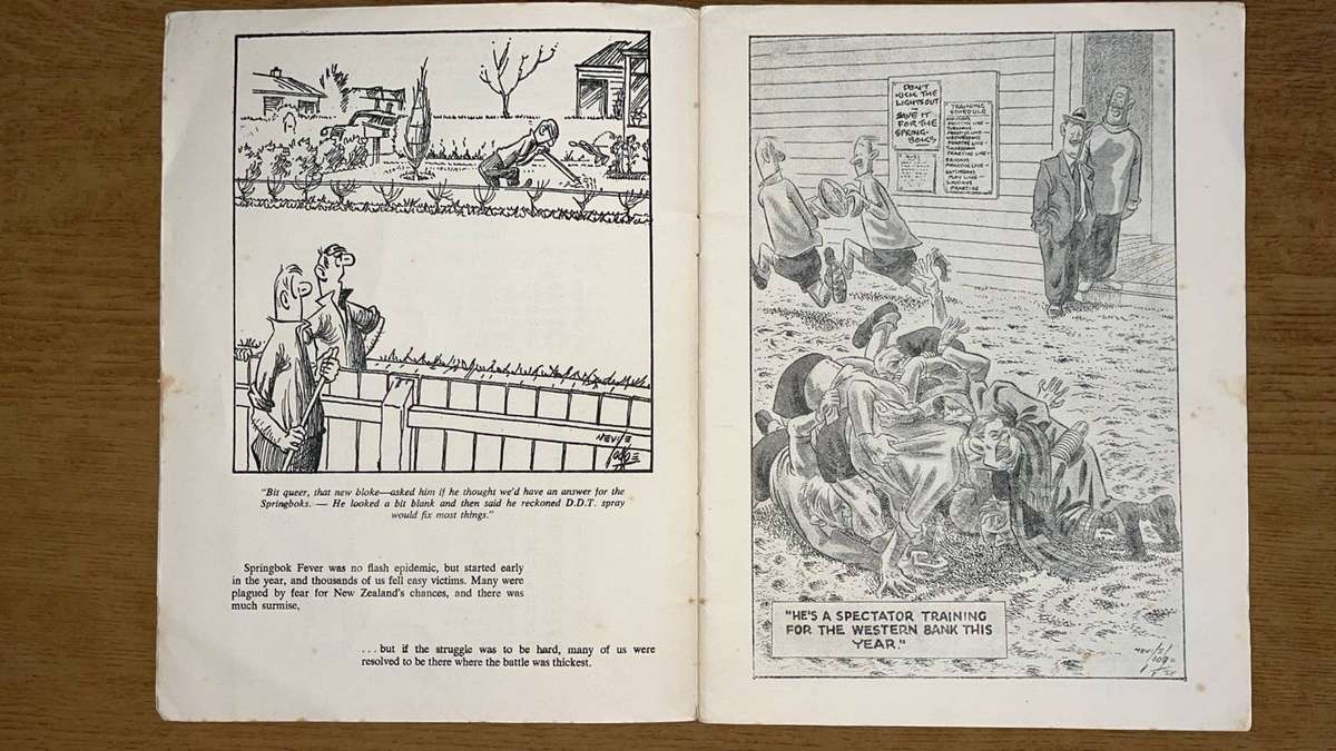 1956 Lodge Laughs at The Springbok Tour, details below