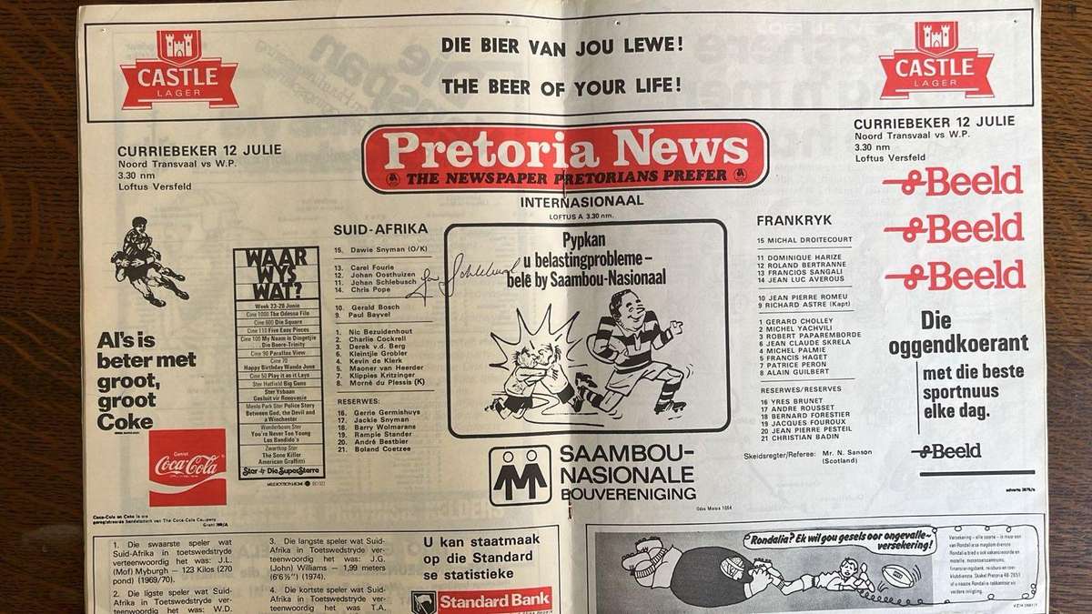 France vs ... Two French Programmes, Signed, details below