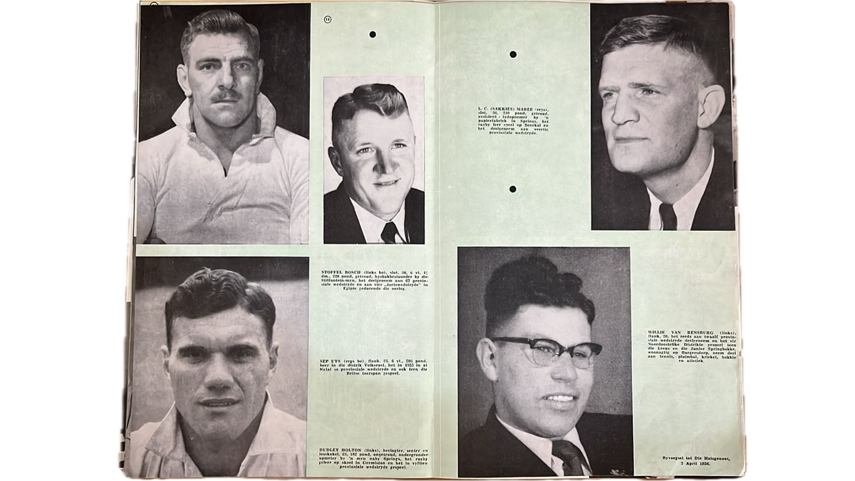 Springbok Trial Programmes x 2, Signed, details below