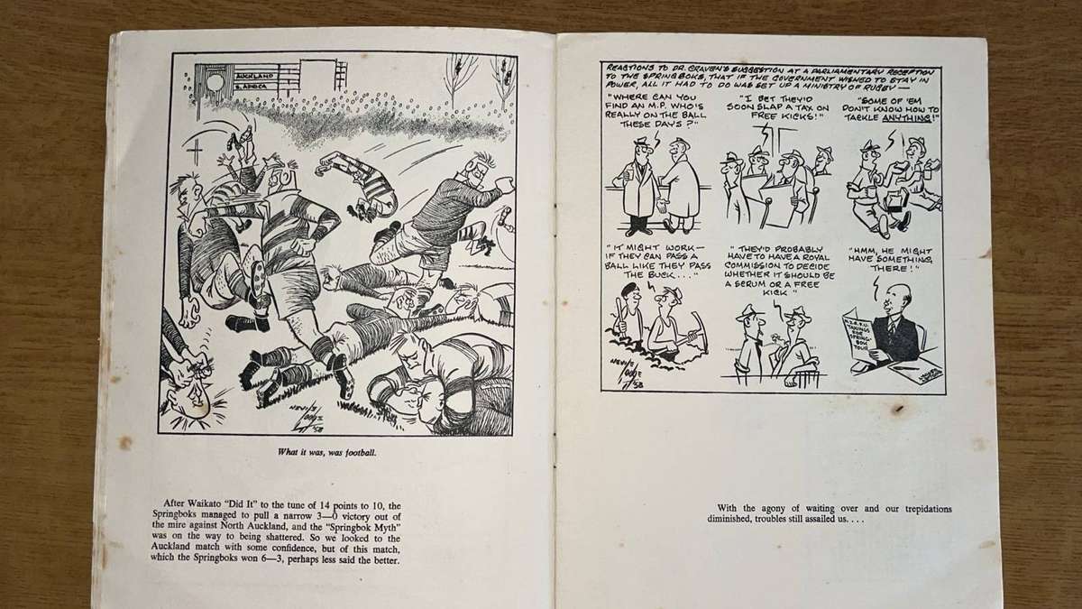 1956 Lodge Laughs at The Springbok Tour, details below